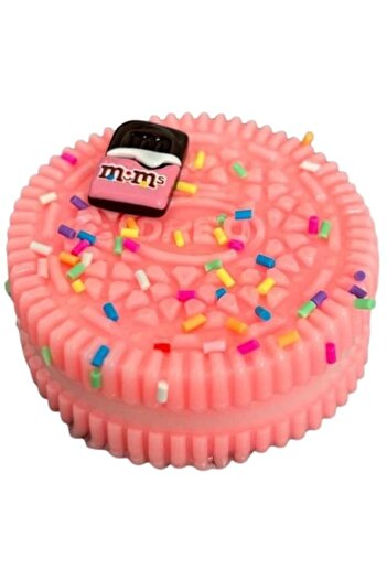 Oreo Interactive Toy Squishy, white-pink, anti-stress, 3 years, soft
