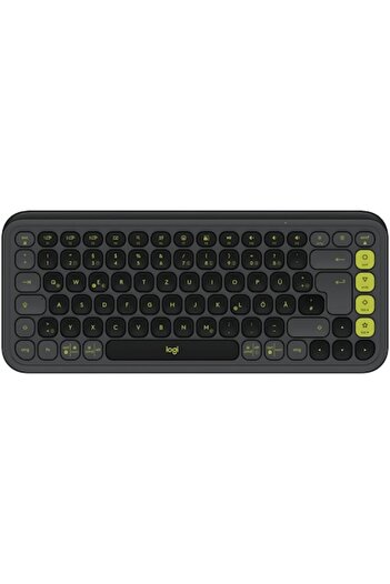 logitech Wireless Keyboard POP ICON KEYS, Bluetooth, 3 Way Easy-Switch, Graphite