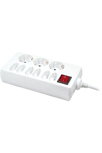 LogiLink Prelungitor LPS201, 3x Schuko, 6x Europlug, 1.5m Alb