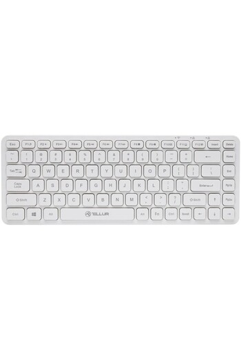 TELLUR Wireless Keyboard, Mini, White