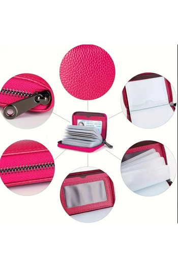 ORGANICYOU Shenzhen 6 Different Colors in One Item, This Credit Card Holder Wallet, Rfid for Security