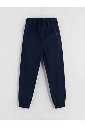 LC Waikiki Lcw Kids Navy Blue Elastic Waist Boy's Trousers