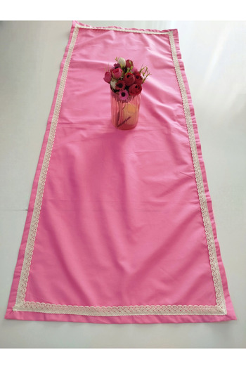 denizli hatırası Authentic Soft 100% Cotton Laced Runner 45X115 cm