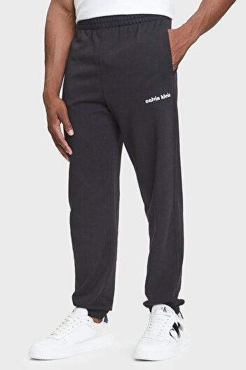 Calvin Klein Logolu Pamuklu Normal Bel Lastikli Paça Jogger Pantolon LV04RC294GUB1 Erkek PANTOLON LV