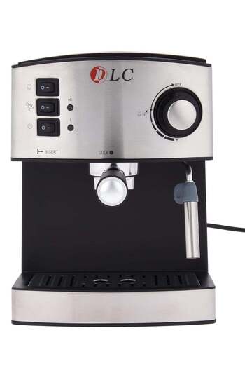 DLC Espresso and Cappuccino Coffee Maker 1.6 L 1050 W CM7307 Silver