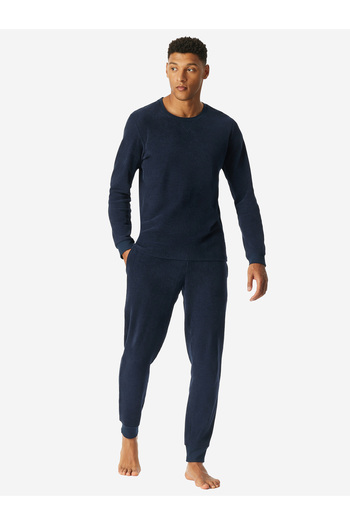 Schiesser Pyjama Selected Premium Warming Schlafanzug Schlafmode Bequem