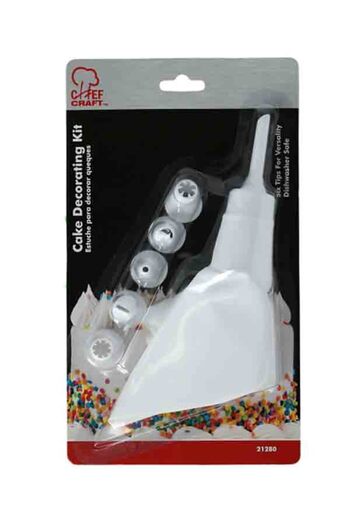Chef Craft 6-Piece Cake Decorating Kit