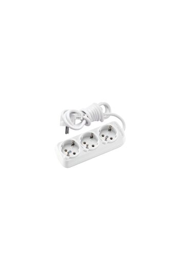 Viko by Panasonic Prelungitor Schuko cu 3 prize, 2m, UPS 16A 3500W 230V, alb