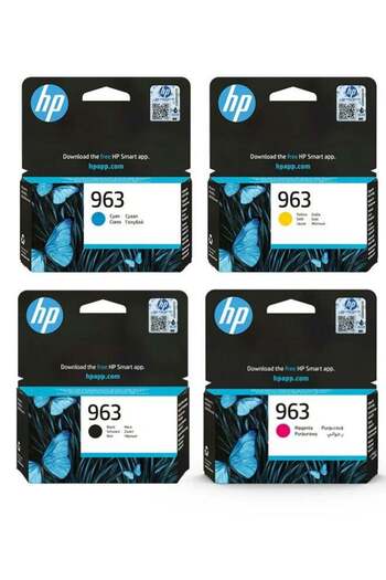 HP Original 963 Ink Cartridges 4-pack Cyan, Magenta, Yellow, Black