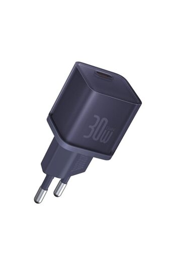 Baseus Incarcator GaN5S, Type-C, Fast Charge, 30W - Gallium Nitride - Purple