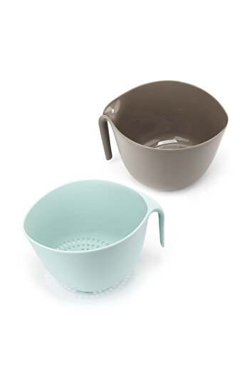 Parfait Durable High Quality Mixing Bowl with Colander Set