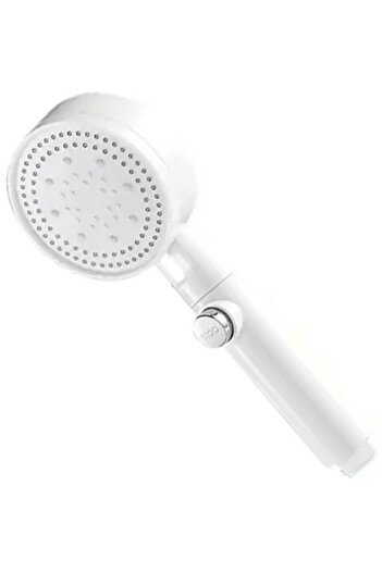 Aptel Shower head, 5 functions, plastic, white