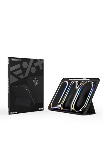 NEXT ONE Rollcase Protective Case for iPad Pro 13 inch M4 2024 | Black