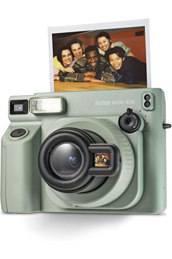 Instax WIDE 400 instant camera, Automatic exposure and flash control, WIDE picture format, tripod so