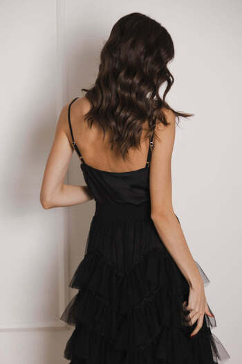 Imperial Lace Satin Tank Top