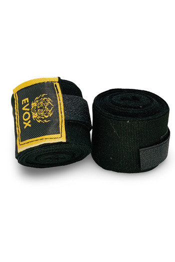 RUBBEL Elastic Boxing, Kickboxing and Muay Thai Bandage Special Woven Elastic Bandage (Double) 3.5 Meters