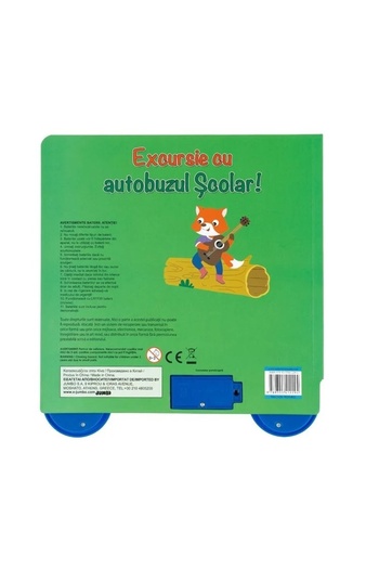 divendi-ro Carte sonoră „Excursie cu autobuzul școlar”, 21,5x23,5 cm - 4F