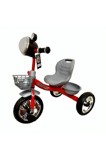 rexa Stylish Toddler Tricycle with Headlight & Baskets