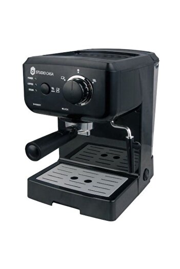 Studio Casa Pump Espresso Machine Studio Casa Caffe Crema SC1901, 1140 W, 15 bar, 1.25 l, Black