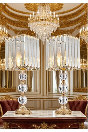 571 Store 2 Pcs Glass Stone Series Table Lamp Shade-Night Lamp - Decor Lighting