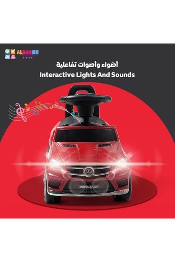 ALBADER Kids Ride on Car - Ride on Car with Music & Lights, Kids Ride on Push Car Mercedes Model