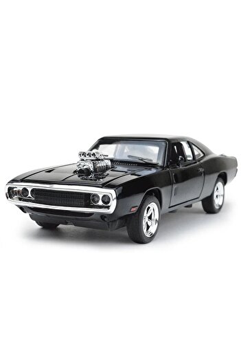 Choice3 black 1:32 Simulation 1970 Dodge Charger Alloy Sports Car Model Pull Back Luxury Car Children's Toy