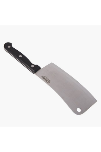 Amefa Dishwasher Safe Stainless Steel Cleaver Knife Silver and Black