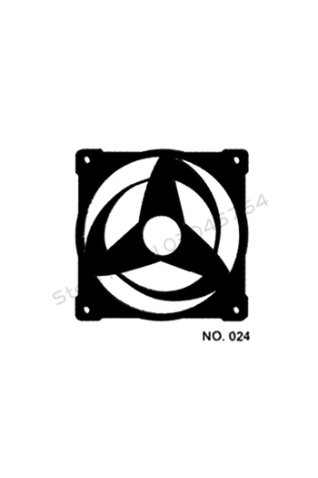 Choice1 024 Fan Cover 120mm Case Fan Cover &12CM Fans Housing For Computer PC Gamer Decoratation MOD, Multi-
