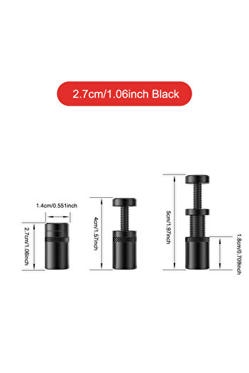 Choice7 Black 27mm GPUHOLD Graphics Card Bracket GPU Holder Video Card Support Stand Aluminum Vertical Teles
