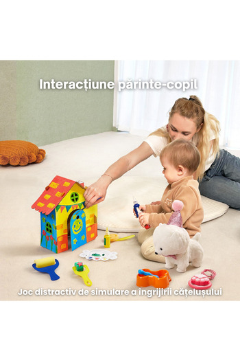 tumama Interactive Puppy Toy, Walks, Barks and Moves Head and Tail, Multiple Accessories, Voice Control