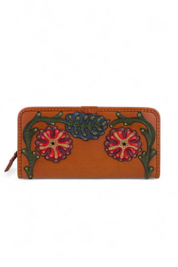 GÖN Handmade Tan-Multicolor Women's Wallet Liva