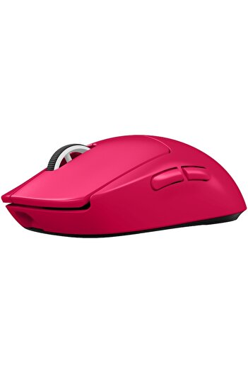 logitech Mouse de gaming wireless Pro X Superlight 2, ultra-ușor, senzor LightSpeed ​​Hero, magenta