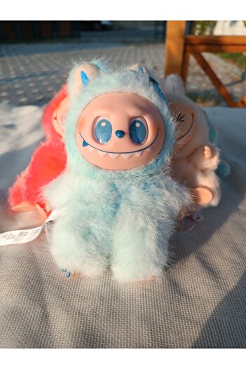 Piamaksesuar Mavi Peluş Labubu Oyuncak Anahtarlık Random