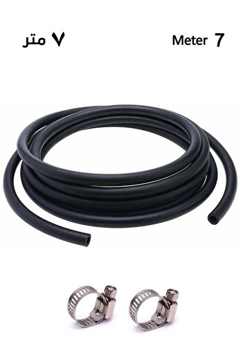 ELEGANT HOME 7 Meter Italian Gas Hose with Leak-Proof Seals