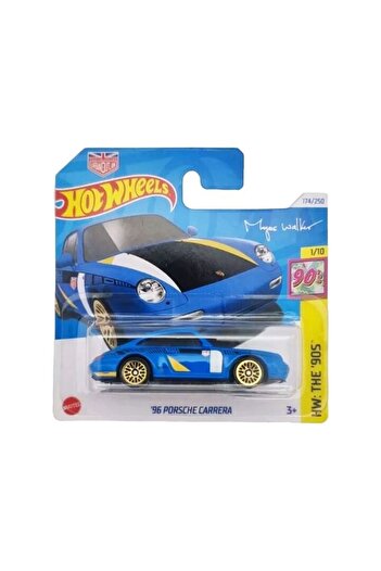 HOT WHEELS '96 Porsche Carrera, Blue, 1:64