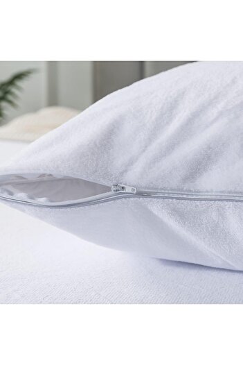 KBOX 2-piece soft, washable pillow protector covers protect your pillow from liquids and moisture
