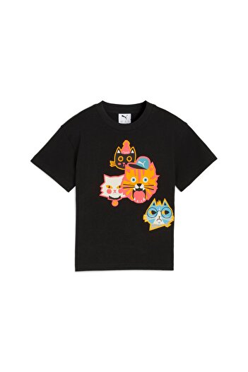 Puma Moody Cat Tee Unisex Kids T-Shirt