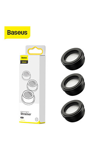Baseus Filtru aspirator auto A2 Filtre HEPA din fibră sintetică A2 5000Pa (3 bucăți) - Negru