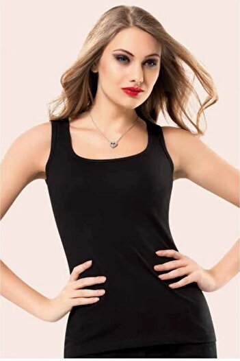 Anıt 6 Pieces Women's Pool Collar Undershirt 92% Cotton 8% Elastane