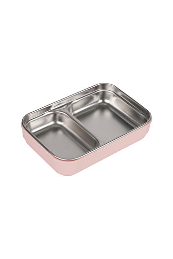 Relaxion Two Layers, Stainless Steel, Pink Lunch Box/Food Storage and Transport Container 1200 Ml. (304)