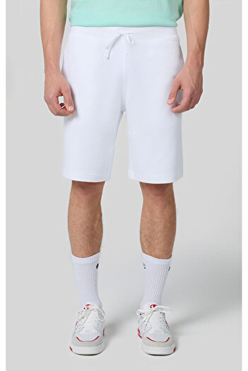 Champion Icons Bermuda Beyaz Erkek Şort-219941-WW001