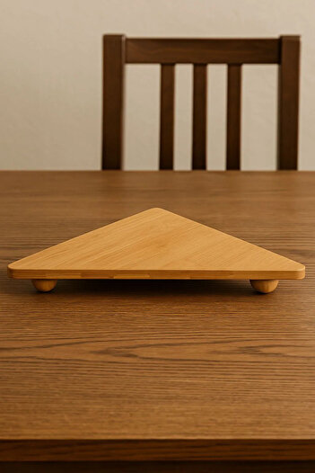 ERKUGO Bamboo Ball Leg Triangle Stand, Presentation Board (18X34)