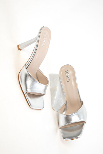 SOHO Silver Women's Classic Heeled Shoes 20754