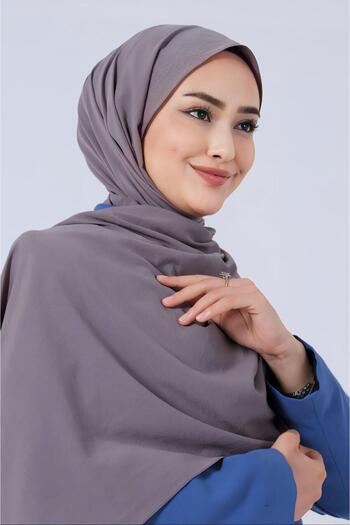 HAREM SCARF Asian Shawl - Smoked