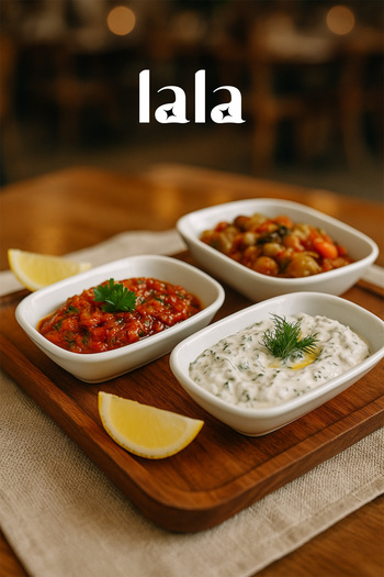 Lala Mutfak Gözde Appetizer & Garnish Plate Set of 3 |   14X10Cm |   Stylish and Break Resistant
