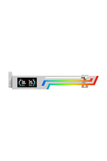 UPSIREN WT Digital display UPSIRNE ARGB 5V 3PIN graphics card bracket adjustable height ARGB AURA SYNC compu