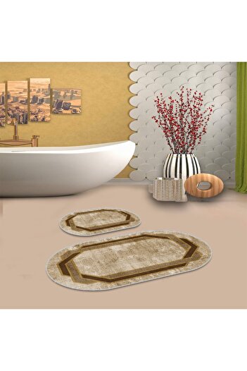 Aldora Oval Bath Mat Set