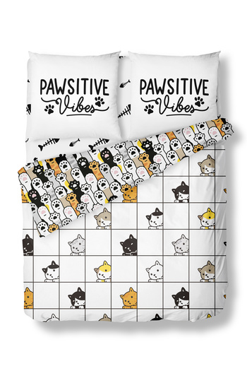 Helen George Pawsitive Single Duvet Cover Set