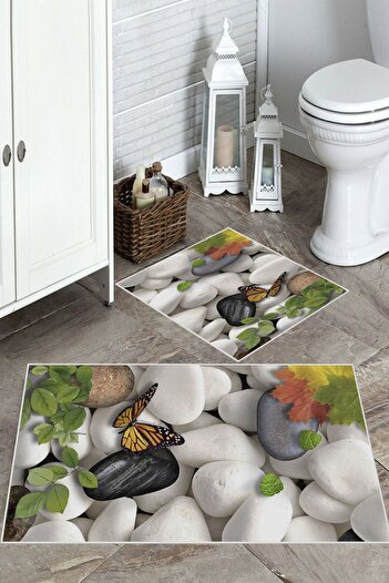 Aldora Multi Non-Slip Sole Design Bathroom Mat Bp-30