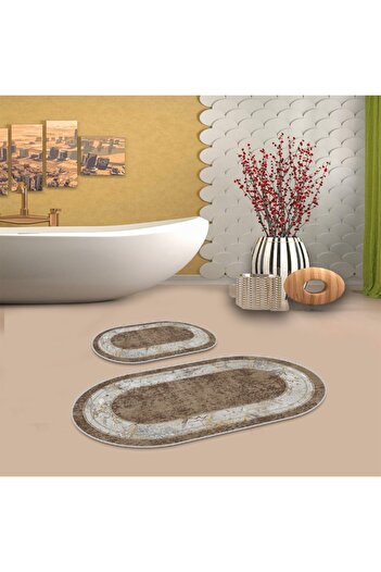Aldora Oval Bath Mat Set